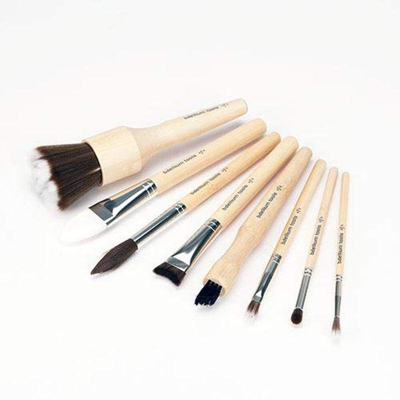 Professional Makeup Brush SFX Brush Set 8 PC. with Double Pouch (3Rd Collection)